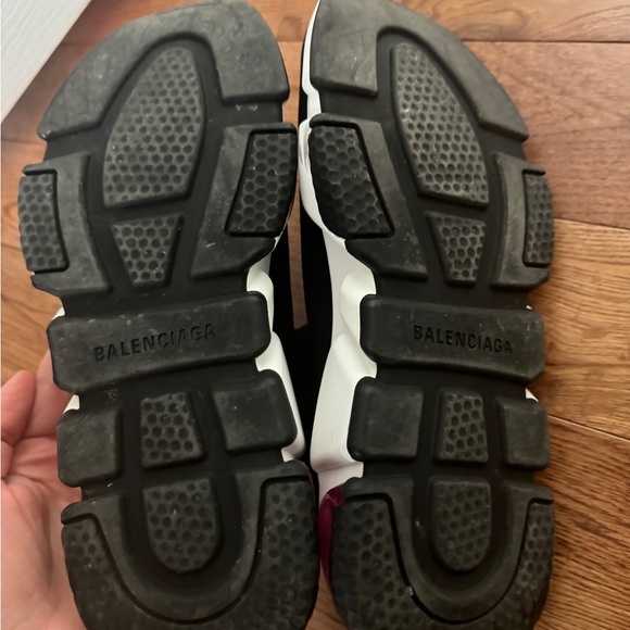 BALENCIAGA 30MM SPEED CLEAR SOUL KNIT SNEAKERS pink - Picture 7 of 13